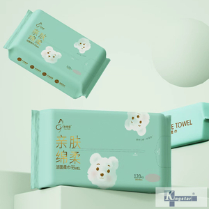 مناديل تنظيف الوجه، عدد 120، نسج مسطح، 200x180 ملم